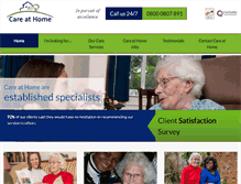 Tablet Screenshot of careathome.org